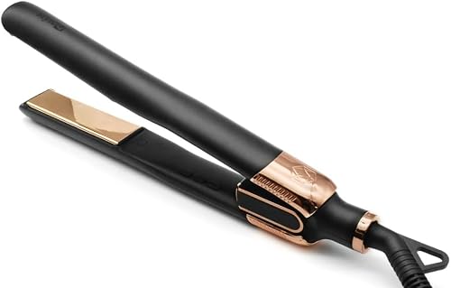 SRILabs StyleQ Flat Iron Hair Straightener — Red Light Therapy, Titani — Our recommended pick for most buyers